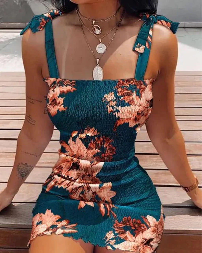 Trendy Solid Strap Short White Dresses off Shoulder Sexy Skirt Pullover Sheath Mini Summer Beach Female Vest Dress